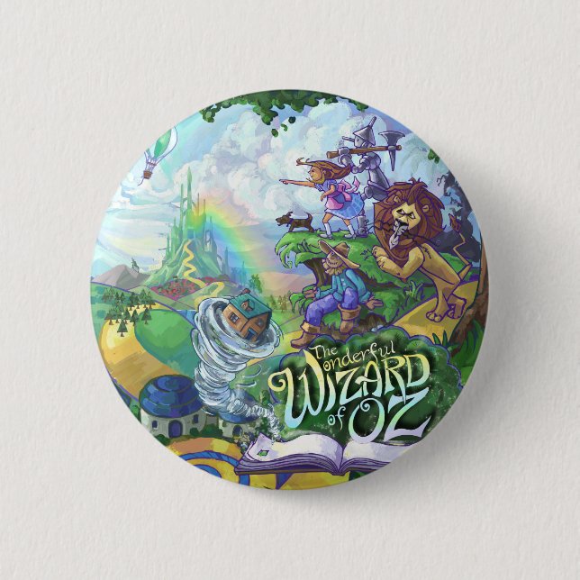 Wizard of Oz 2 Inch Round Button (Front)