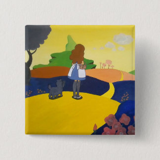 Wizard of Oz 2 Inch Square Button