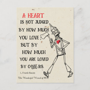 Wizard of Oz Art -- Tin Man Postcard