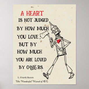 Wizard of Oz Art -- Tin Man Poster