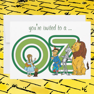 Wizard of Oz Baby Shower Party Invitation