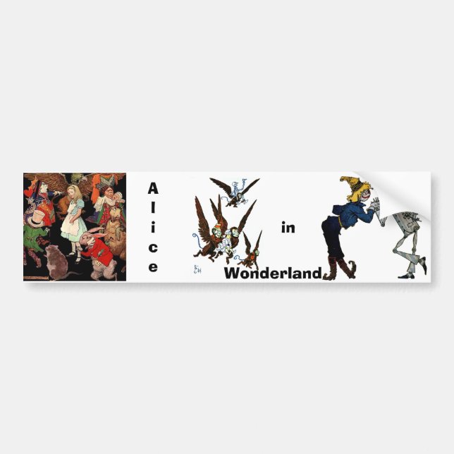 Wizard of Oz Bumper Sticker (Front)