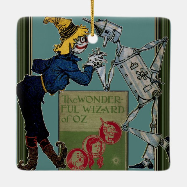 Wizard of Oz Ceramic Ornament (Back)