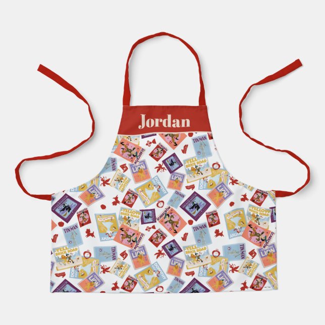 Wizard of Oz™ Character Print Toss Pattern Apron (Front)