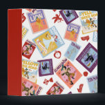 Wizard of Oz™ Character Print Toss Pattern Binder<br><div class="desc">Step into the magical world of Oz with this vibrant, vintage-inspired pattern celebrating The Wizard of Oz. Featuring beautifully illustrated poster-style designs of Dorothy, the Cowardly Lion, the Tin Man, the Scarecrow, and the Wicked Witch, this artwork captures the timeless charm and adventure of the Yellow Brick Road. Classic icons...</div>