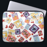 Wizard of Oz™ Character Print Toss Pattern Laptop Sleeve<br><div class="desc">Step into the magical world of Oz with this vibrant, vintage-inspired pattern celebrating The Wizard of Oz. Featuring beautifully illustrated poster-style designs of Dorothy, the Cowardly Lion, the Tin Man, the Scarecrow, and the Wicked Witch, this artwork captures the timeless charm and adventure of the Yellow Brick Road. Classic icons...</div>