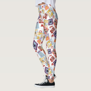 Wizard of Oz™ Character Print Toss Pattern Leggings