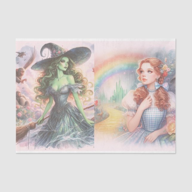  Wizard of Oz Decoupage Tissue Paper (Front)