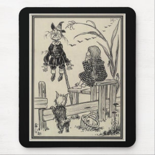 Wizard of Oz Dorothy and the Scarecrow Mouse Pad