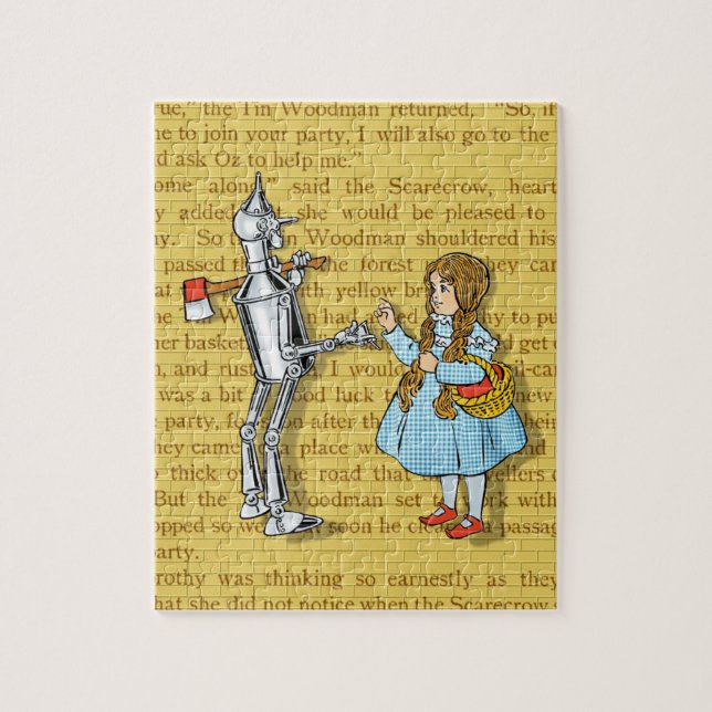 Wizard of Oz- Dorothy and Tin Man Jigsaw Puzzle (Vertical)