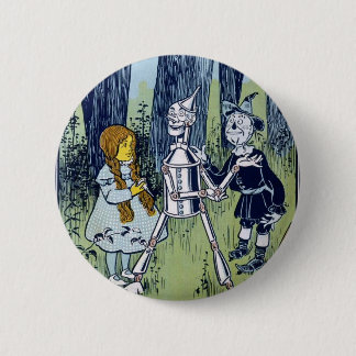 Wizard of Oz Dorothy Tin Woodsman Scarecrow 2 Inch Round Button
