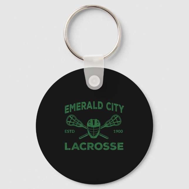 Wizard Of Oz Emerald City Lacrosse Costume Hallowe Keychain (Front)