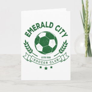 Wizard Of Oz Emerald City Soccer Footbyll Costume Card