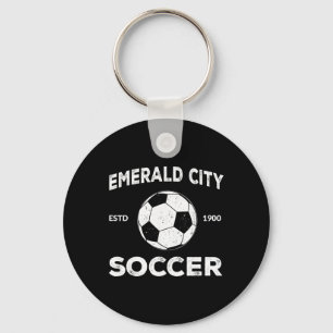Wizard Of Oz Emerald City Soccer Footbyll Costume Keychain