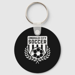 Wizard Of Oz Emerald City Soccer Footbyll Costume Keychain