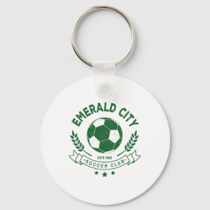 Wizard Of Oz Emerald City Soccer Footbyll Costume Keychain