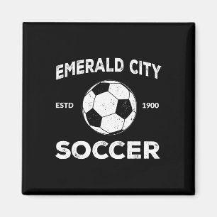 Wizard Of Oz Emerald City Soccer Footbyll Costume Magnet