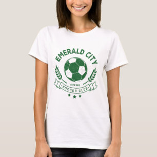 Wizard Of Oz Emerald City Soccer Footbyll Costume T-Shirt
