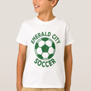 Wizard Of Oz Emerald City Soccer Footbyll Costume T-Shirt