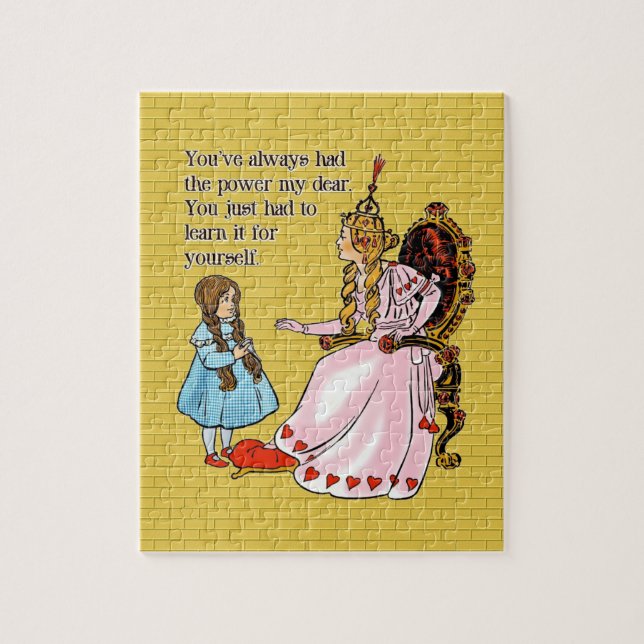 Wizard of Oz- Glinda Quote Jigsaw Puzzle (Vertical)