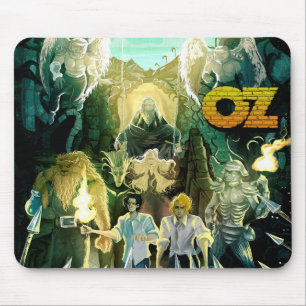 Wizard of Oz heroes in peril mouse pad
