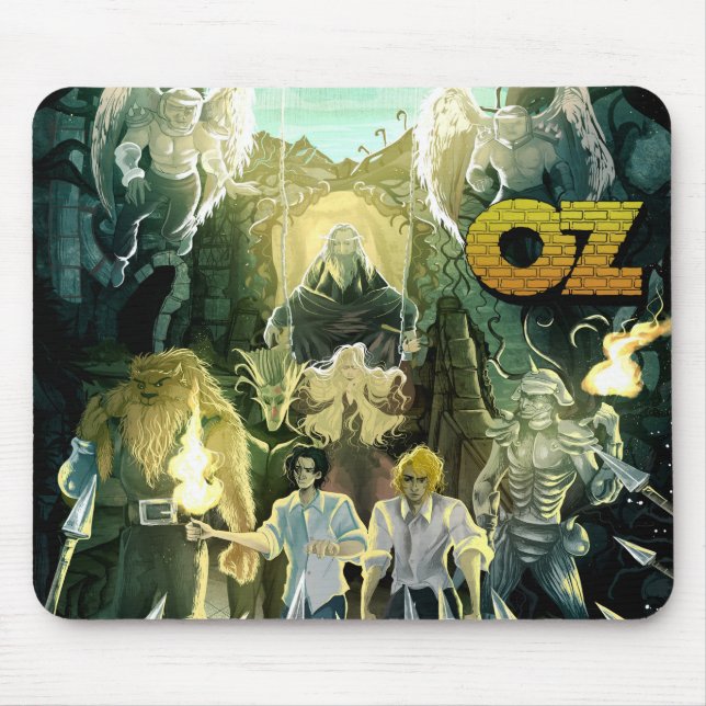 Wizard of Oz heroes in peril mouse pad (Front)
