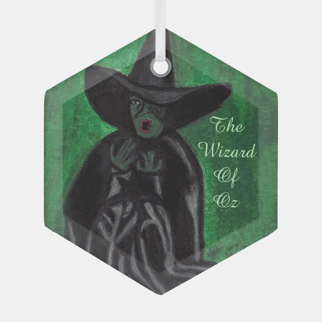 WIZARD OF OZ MELTING WITCH Ornament (Front)