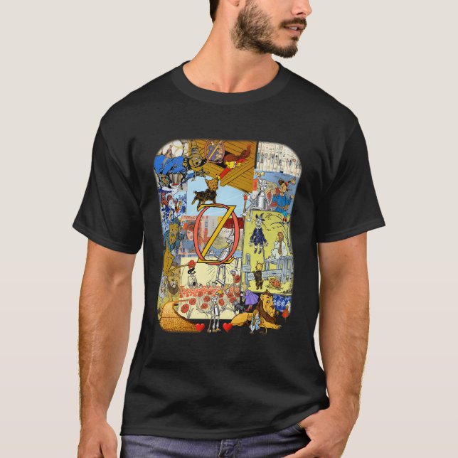 Wizard Of Oz Montage T-Shirt (Front)