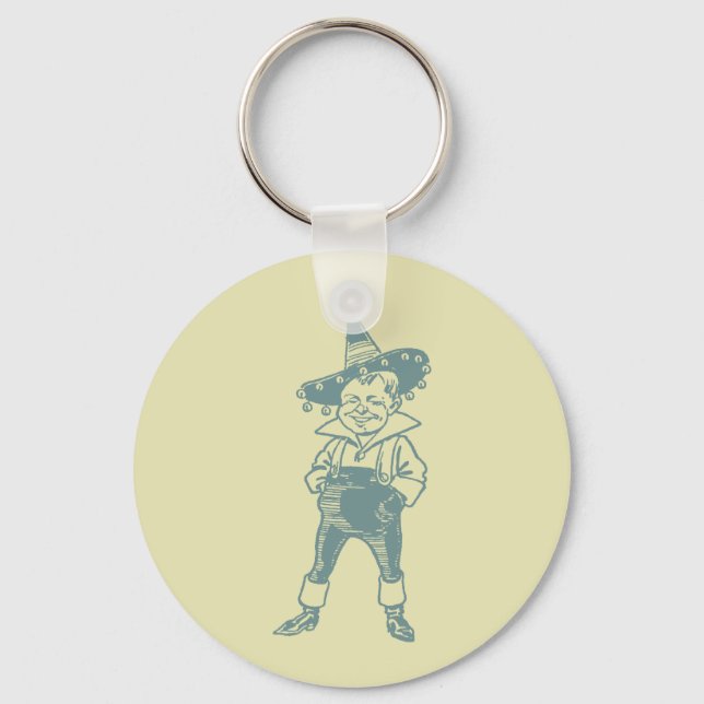 Wizard of Oz Munchkin Keychain (Front)