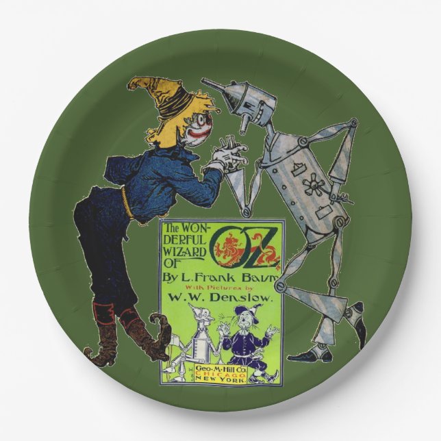 Wizard of Oz Paper Plate (Front)
