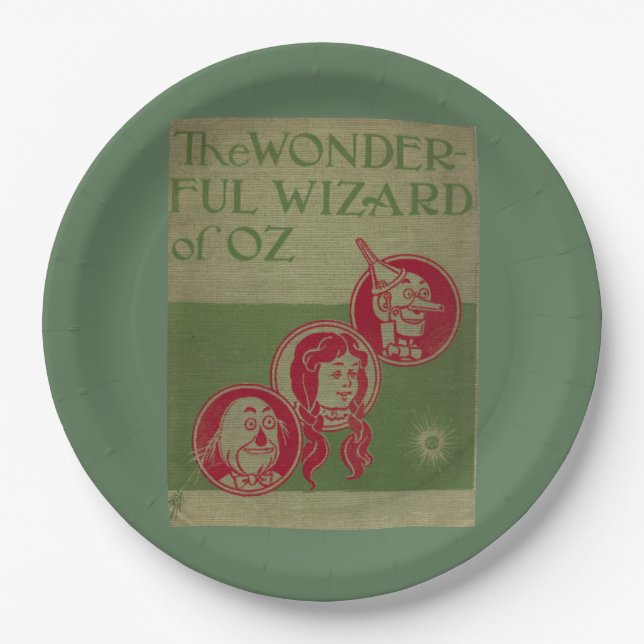 Wizard of Oz Paper Plate (Front)