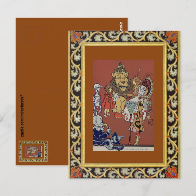 Wizard of Oz Postcard (Front/Back)