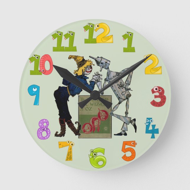 Wizard of Oz Round Clock (Front)