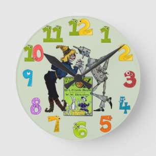 Wizard of Oz Round Clock