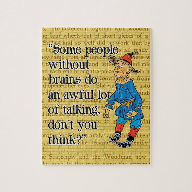 Wizard of Oz- Scarecrow Jigsaw Puzzle (Vertical)