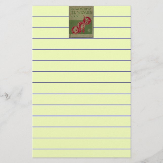 Wizard of Oz Stationery (Front)
