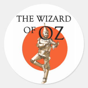 Wizard of Oz Tin Man Stickers