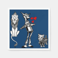 Wizard of Oz, Tin Man, Toto, Cowardly lion party