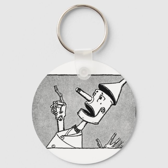 Wizard of Oz Tin Woodman Keychain (Front)