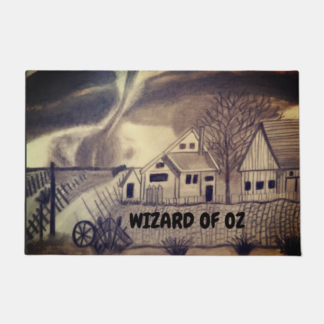 WIZARD OF OZ TWISTER DOORMAT (Front)