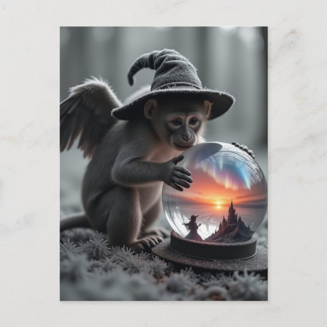 Wizard of Oz Wicked flying monkey Postcard (Front)