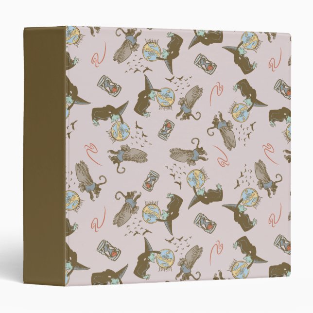 Wizard of Oz™ Wicked Witch™ Crystal Ball Pattern Binder (Front/Spine)