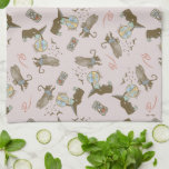 Wizard of Oz™ Wicked Witch™ Crystal Ball Pattern Kitchen Towel<br><div class="desc">Add a touch of wickedly whimsical charm to your collection with this enchanting, vintage-inspired pattern featuring iconic characters from The Wizard of Oz. Showcasing the mysterious Wicked Witch alongside her winged monkeys, magical crystal ball, swirling skies, and hourglasses, this design captures the darker, spellbinding side of the beloved classic. The...</div>