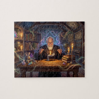 Wizard of Powerful Minimalism Jigsaw Puzzle