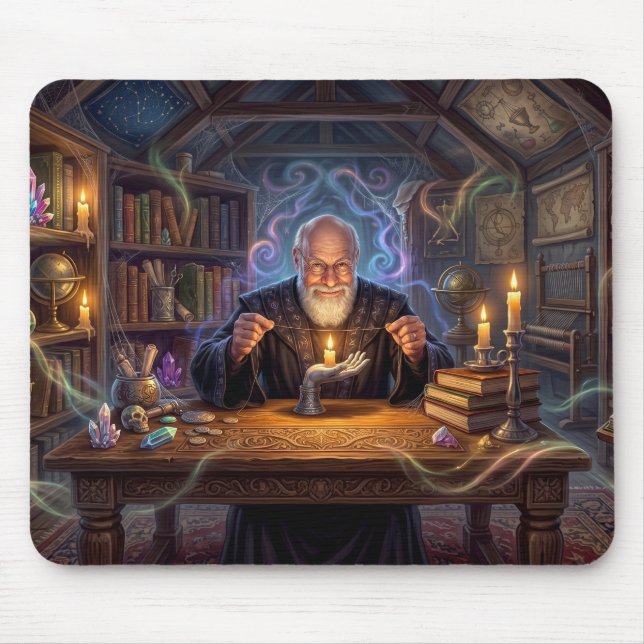 Wizard of Powerful Minimalism Mouse Pad (Front)