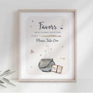 Wizard Party Favour Sign