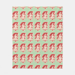 Wizard playing guitar fleece blanket