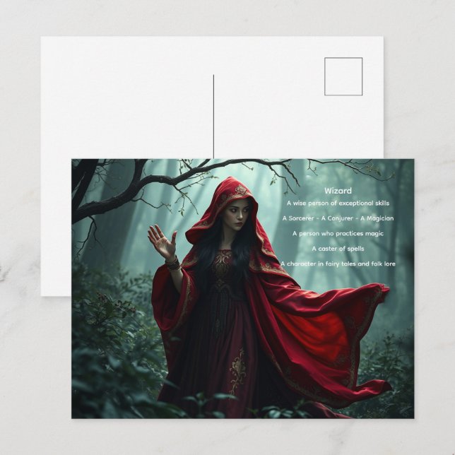Wizard Postcard (Front/Back)