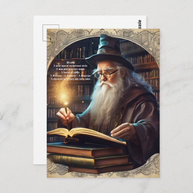 Wizard Postcard (Front/Back)