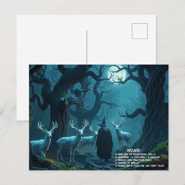 Wizard Postcard (Front/Back)